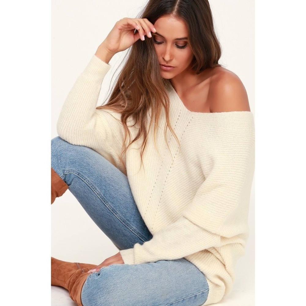 Emerson Cream Dolman Sleeve Sweater